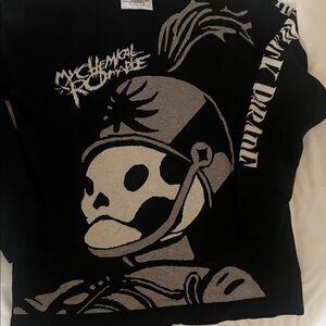 My Chemical Romance Black Parade Black and Gray Graphic Crewneck Sweater